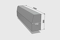 Матрица блок формовочного станка QT5 для производства бордюра 1000*150*300
