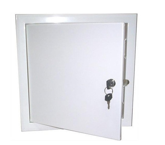 Люк железный с замком размер 20*40 см, фото 1