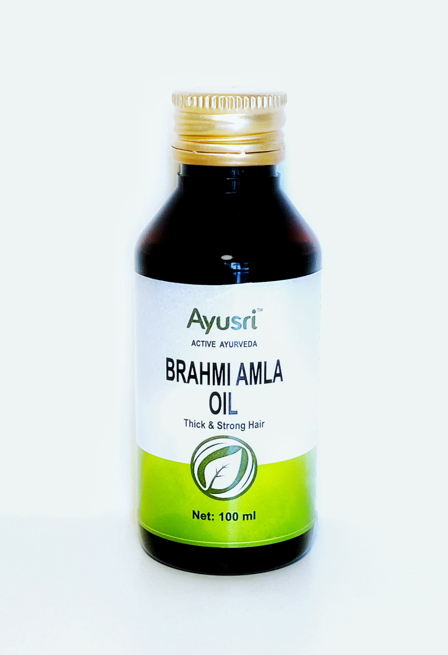 Масло для волос  Брахми + Амла, 100 мл, Ayusri, Brhmi Amla Oil