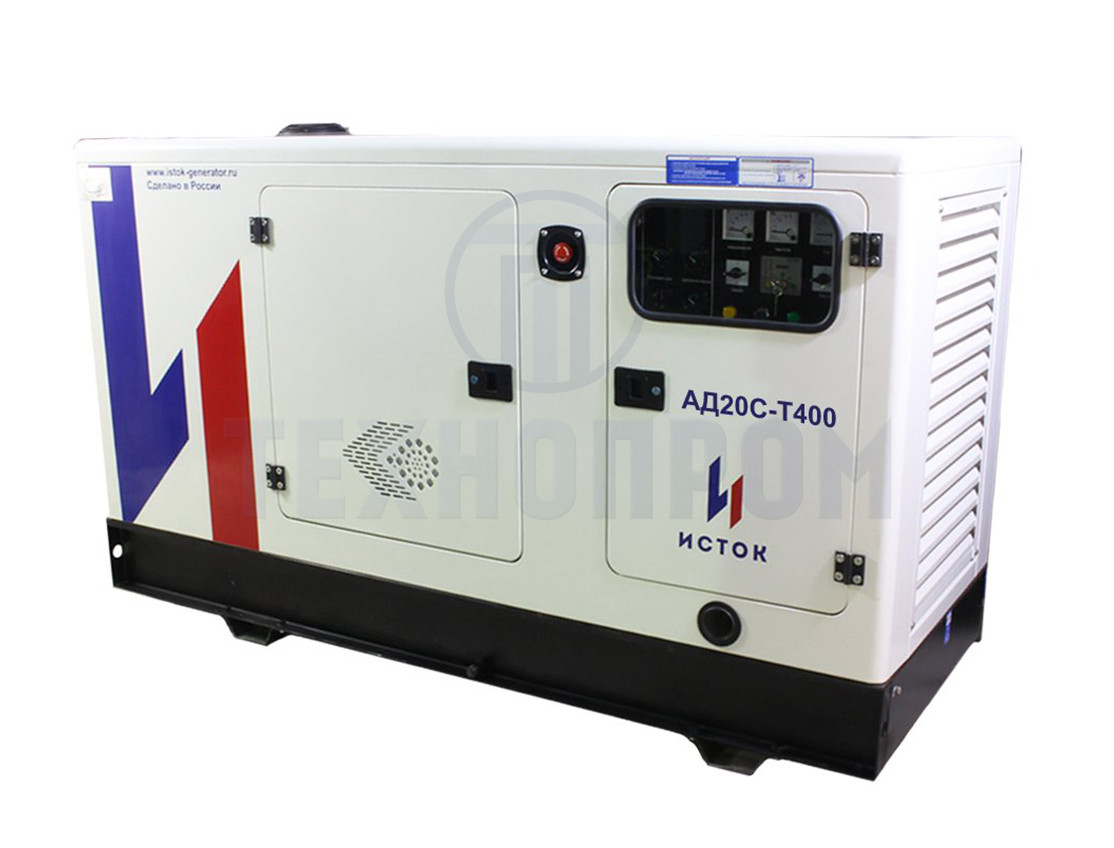 Дизельный генератор Исток АД20С-Т400-РПМ15 (в кожухе) - фото 1 - id-p79051768