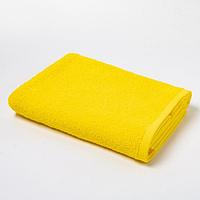 Полотенце махровое Экономь и Я 70х130 см, цв. солнечный желтый, 100% хлопок, фото 1