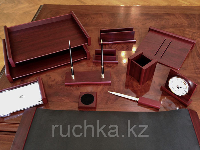 Настольный набор руководителя Bestar, махагон, 12 предметов, серия ...