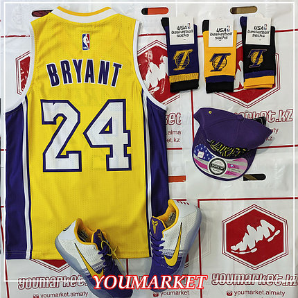 Баскетбольная майка ( Джерси) Lakers игрок Ко́би Бра́йант (Kobe Bryant), фото 3
