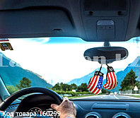 Автомобильный ароматизатор боксерские перчатки для машины американский флаг 8,5 см