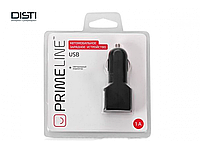 Автомобильное зарядное устройство Prime Line, USB-адаптер, 1A, 2204