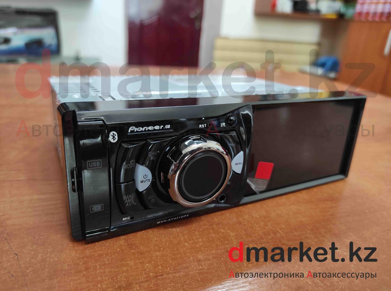 Автомагнитола 1DIN MVH-XY431DP5, экран 4 дюйма, радио, USB, Bluetooth, MP3, AUX, камера - фото 2 - id-p79064627