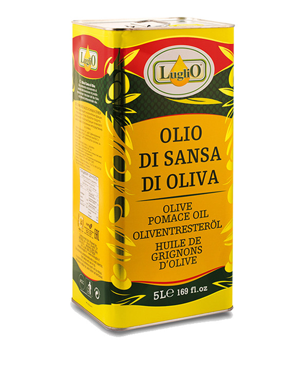 Масло оливковое "Luglio Olio di sansa" ПЭТ 5л.