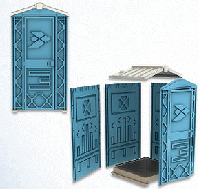 Мобильная Туалетная Кабина Биотуалет под Яму с ровным полом