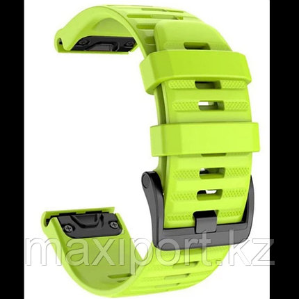 Ремешок силиконовый зеленый 20мм для Garmin fenix 5s, fenix 5s plus, fenix 6s, фото 2