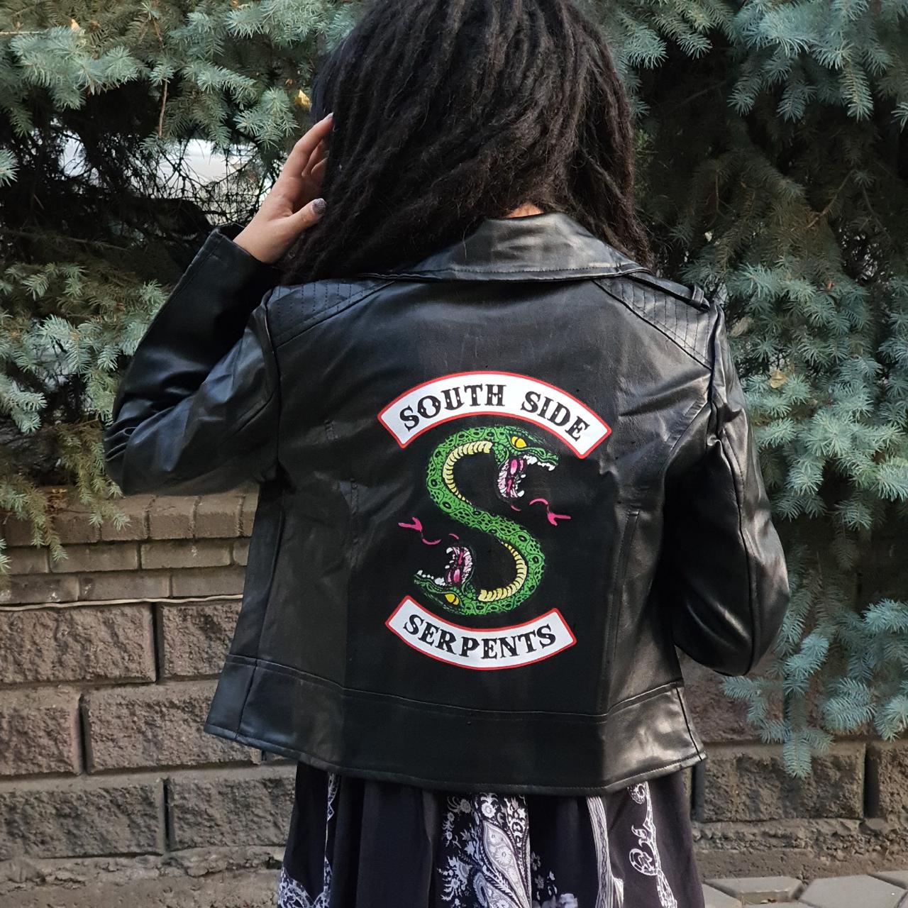 Женская кожаная куртка South Side Serpents - Riverdale
