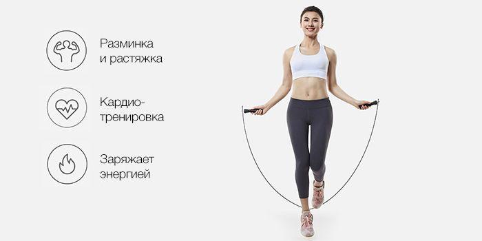 Скакалка Xiaomi Yunmai Sports Jump Rope с утяжелителем (Weight Version, черный)