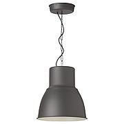 ХЕКТАР Подвесной светильник, темно-серый, 38 см