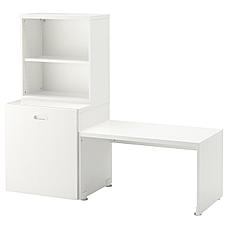 СТУВА / ФРИТИДС Стол с отделением для игрушек, белый, белый, 150x50x128 см, фото 2