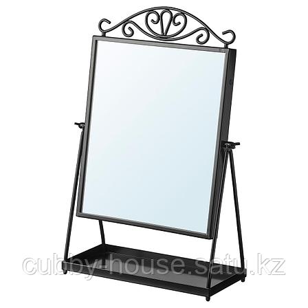 КАРМСУНД Зеркало настольное, черный, 27x43 см, фото 2