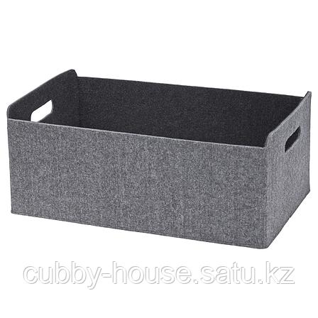 БЕСТО Коробка, серый, 32x51x21 см, фото 2