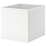 ДРЁНА Коробка, белый, 33x38x33 см