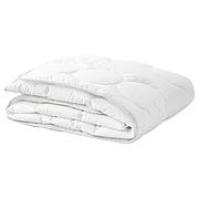 ЛЕНАСТ Одеяло в детскую кроватку, белый, серый, 110x125 см