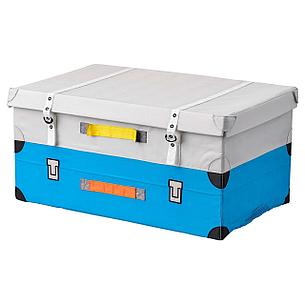 ФЛЮТТБАР Чемодан для игрушек, бирюзовый, 57x35x28 см, фото 2