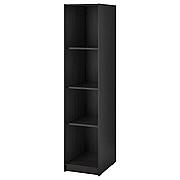 РАККЕСТАД Открытый гардероб, черно-коричневый, 39x176 см
