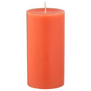 СИНЛИГ Формовая свеча, ароматическая, Персик и апельсин, оранжевый, 14 см, фото 2