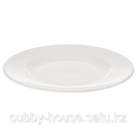 ВАРДАГЕН Тарелка десертная, белый с оттенком, 21 см, фото 2