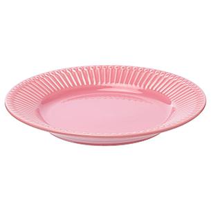 СТРИММИГ Тарелка десертная, каменная керамика розовый, 21 см, фото 2