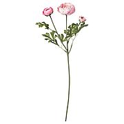 СМИККА Цветок искусственный, лютик, розовый, 52 см