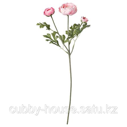 СМИККА Цветок искусственный, лютик, розовый, 52 см, фото 2