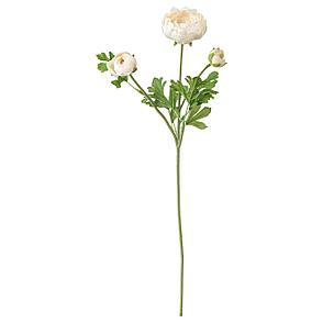 СМИККА Цветок искусственный, лютик, белый, 52 см, фото 2