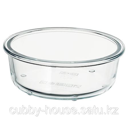 ИКЕА/365+ Контейнер для продуктов, круглой формы, стекло, 400 мл, фото 2
