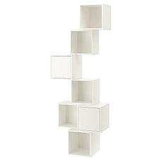 ЭКЕТ Комбинация настенных шкафов, белый, 80x35x210 см, фото 2