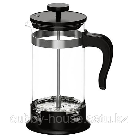 УПХЕТТА Кофе-пресс/заварочный чайник, стекло, нержавеющ сталь, 1 л, фото 2