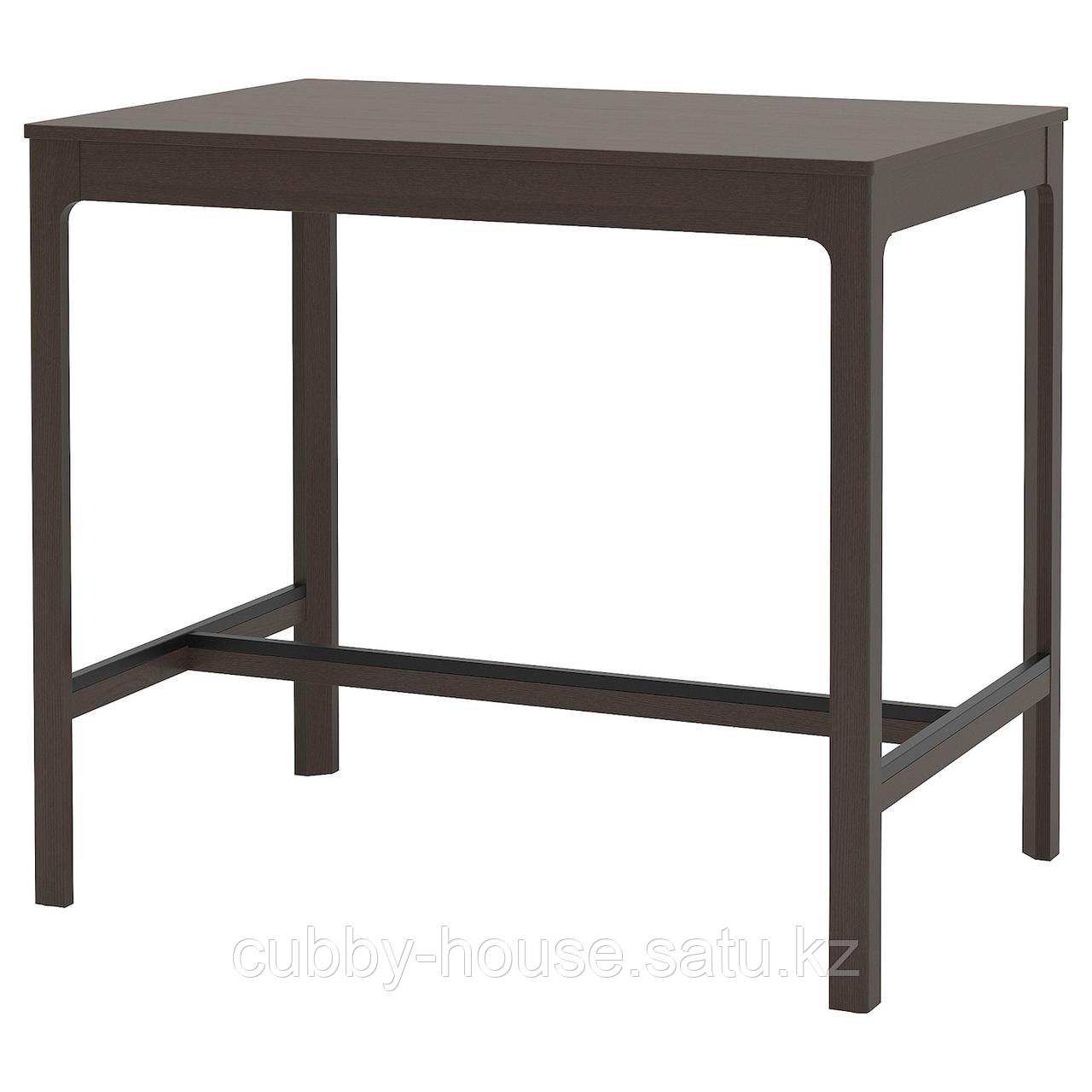 EKEDALEN ЭКЕДАЛЕН Барный стол, темно-коричневый120x80x105 см