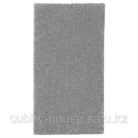 СТОЭНСЕ Ковер, короткий ворс, классический серый, 80x150 см, фото 2