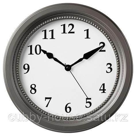 СЁНДРУМ Настенные часы, серый, 35 см, фото 2