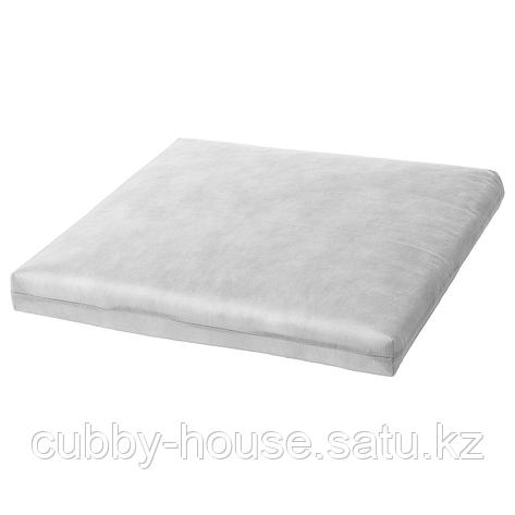 ДУВХОЛЬМЕН Внутренняя подушка д/подушки стула, для сада серый, 50x50 см, фото 2
