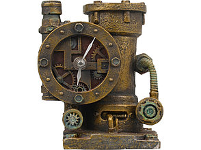 Часы-карандашница, бронзовый, фото 2