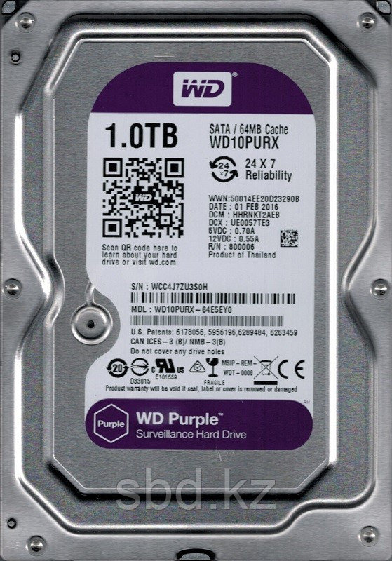 Жесткий диск Western Digital WD10PURX