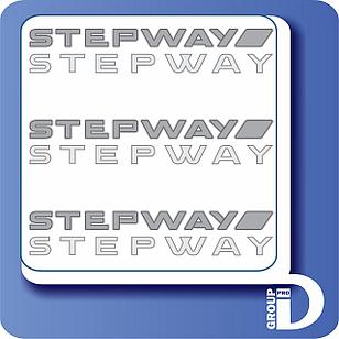 Stepway наклейка
