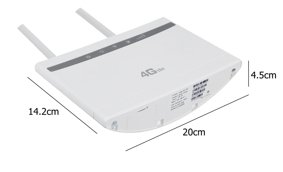4G WIFI LAN умный роутер с поддержкой 4G сим карт и тремя Ethernet портами, HUAWEI CP101 - фото 9 - id-p79108465