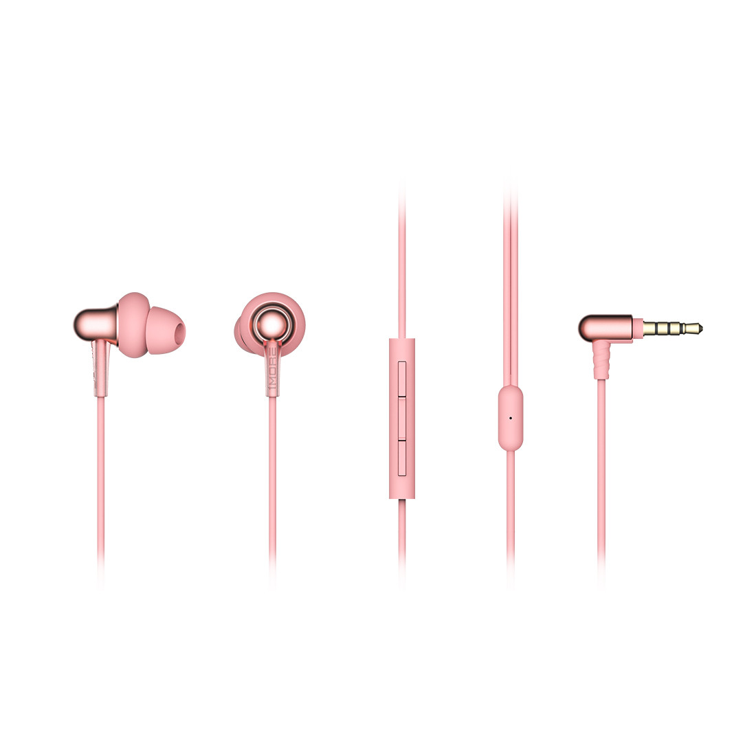 Наушники 1More Stylish Dual-dynamic Driver In-Ear Headphones E1025 Розовый - фото 3 - id-p76847066