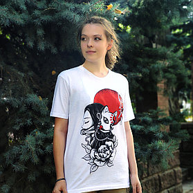 Футболка Незуко "Клинок, рассекающий демонов"