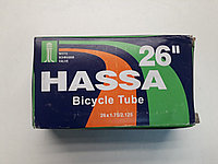 Велосипедная камера Hassa 26x2,125. Schredder. Длинный сосок. Рассрочка. Kaspi RED