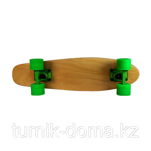 Скейтборд классика "Цветочный камуфляж" (Пенни борд ) 22,5" (деревянная дека / зеленые колеса / - фото 5 - id-p39224673