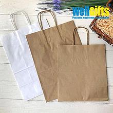 Крафт-пакеты с ручкой разных размеров