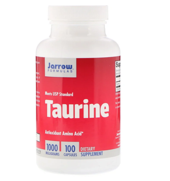 Jarrow Formulas, Taurine, 1000 мг, 100 капсул