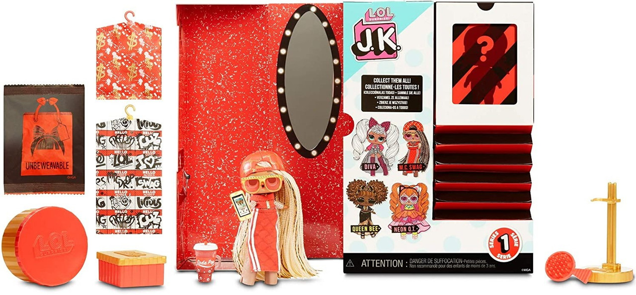 Кукла LOL Surprise JK Neon Q.T. Mini Fashion Doll