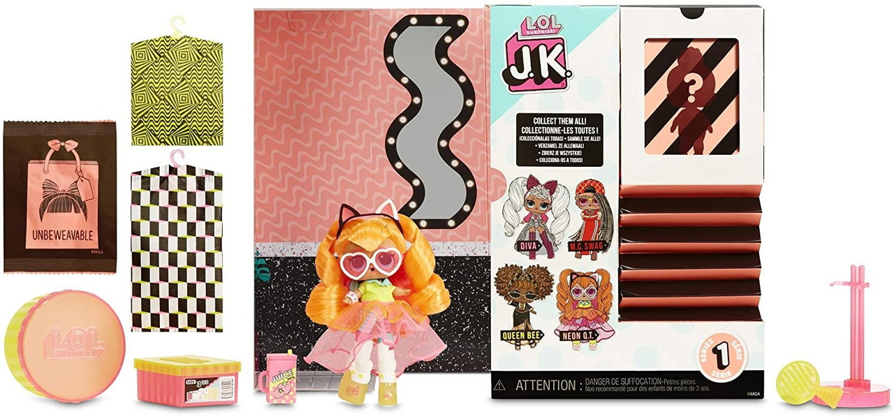 Кукла LOL Surprise JK Neon Q.T. Mini Fashion Doll