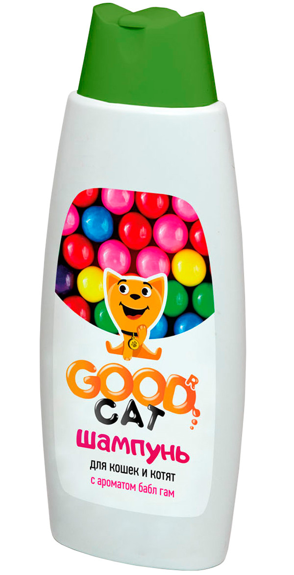 Шампунь Good Cat для кошек и котят с ароматом бабл гам