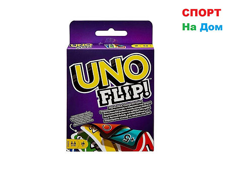 Настольная карточная игра "UNO FLIP" (от 2 до 10 игроков) 7+, фото 1